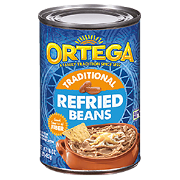Ortega Traditional Refried Beans 16 OZ. Can.