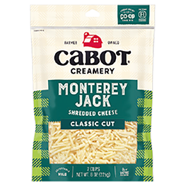 CABOT CHEESE BARS, SHREDS, SLICES OR CRACKER CUTS SELECTED VARIETIES 6-8 OZ. PKGS. 