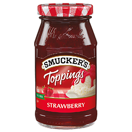 SMUCKER’S TOPPINGS SELECTED VARIETIES 7.25-12.25 OZ. JARS