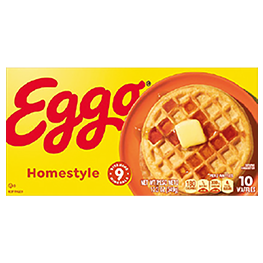KELLOGG’S EGGO WAFFLES SELECTED VARIETIES 10.75-12.3 OZ. PKGS.
