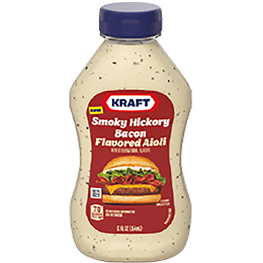 KRAFT FLAVORED AIOLI OR BURGER SAUCE SELECTED VARIETIES 12 OZ. BTL.