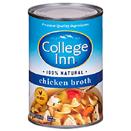 COLLEGE INN BROTH SELECTED VARIETIES 14.5 OZ. CANS