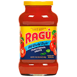 RAGÚ PASTA SAUCE SELECTED VARIETIES 16-24 OZ. JARS