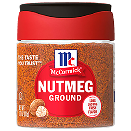 MCCORMICK GROUND NUTMEG 1.1 OZ. CONT.
