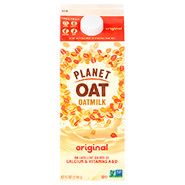  PLANET OAT OATMILK OR OATMILK CREAMER (32 OZ.) 52 OZ. CONTS.
