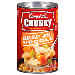 CAMPBELL’S CHUNKY SOUP SELECTED VARIETIES 18.6-19 OZ. CANS