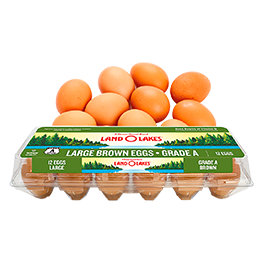 LAND O LAKES LARGE BROWN EGGS 12 CT. PKGS. 