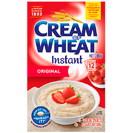 CREAM OF WHEAT HOT CEREAL SELECTED VARIETIES 12-28 OZ. PKG. 