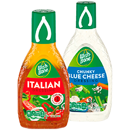 WISH-BONE SALAD DRESSING SELECTED VARIETIES 8 OZ. BTLS. 