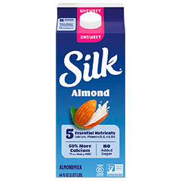SILK DAIRY-FREE ALMOND MILK SELECTED VARIETIES 64 OZ. CONT. 