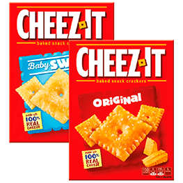 CHEEZ-IT BAKED SNACK CRACKERS SELECTED VARIETIES 6.5-12.4 OZ. PKGS.