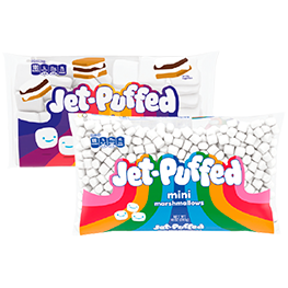 JET-PUFFED MARSHMALLOWS SELECTED VARIETIES 7-10 OZ. PKGS. 