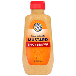 AVENUE A SPICY BROWN MUSTARD 12 OZ. BTLS.