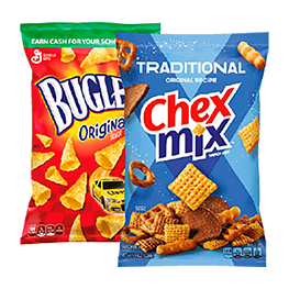 GENERAL MILLS CHEX MIX SNACK MIX OR BUGLES CRISPY CORN SNACKS (7.5 OZ.)
