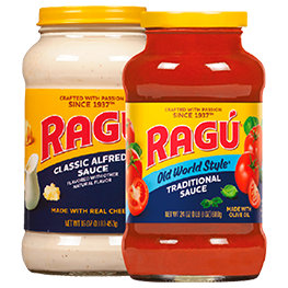 RAGÚ PASTA SAUCE SELECTED VARIETIES 16-24 OZ. JARS 