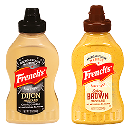 FRENCH’S MUSTARD SELECTED VARIETIES INCLUDING DIPPING SAUCE 12 OZ. BTL.
